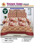 Pure Cotton Bed sheet 1-King Size Bed Sheet & 2-PillowCases