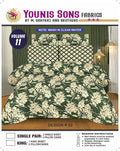Pure Cotton Bed sheet 1-King Size Bed Sheet & 2-PillowCases
