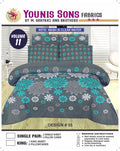 Pure Cotton Bed sheet 1-King Size Bed Sheet & 2-PillowCases