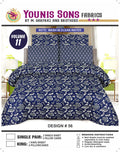 Pure Cotton Bed sheet 1-King Size Bed Sheet & 2-PillowCases