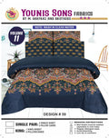 Pure Cotton Bed sheet 1-King Size Bed Sheet & 2-PillowCases