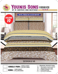 Pure Cotton Bed sheet 1-King Size Bed Sheet & 2-PillowCases