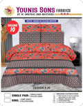 Pure Cotton Bed sheet 1-King Size Bed Sheet & 2-PillowCases