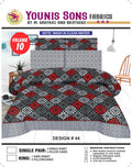 Pure Cotton Bed sheet 1-King Size Bed Sheet & 2-PillowCases