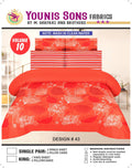 Pure Cotton Bed sheet 1-King Size Bed Sheet & 2-PillowCases