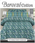Bareeze Pure Cotton King Size Bed Sheets 2-Pillows 1-king Size Bedsheet