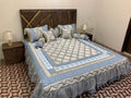 Bridal Bed Sheet Double Frill 8 PCS