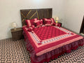 Bridal Bed Sheet Double Frill 8 PCS